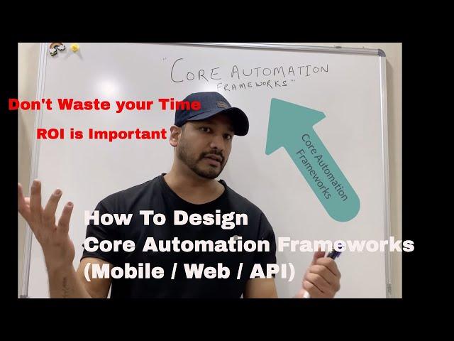 Core Test Automation Framework Strategy for Web/API/Mobile Applications