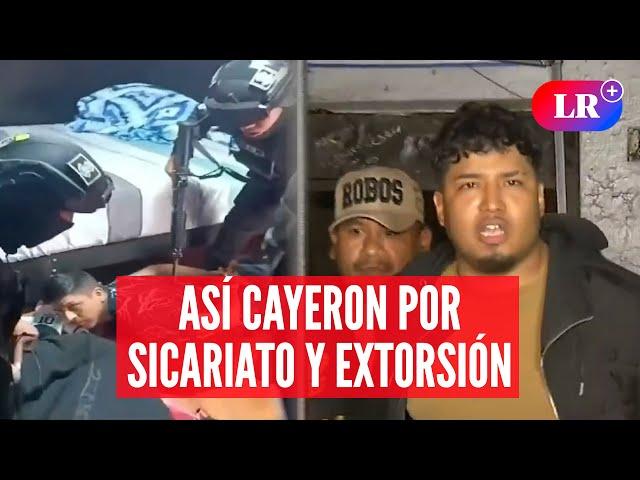 Caen 43 MIEMBROS de BANDA CRIMINAL dedicada al sicariato y extorsión en LA VICTORIA| #LR