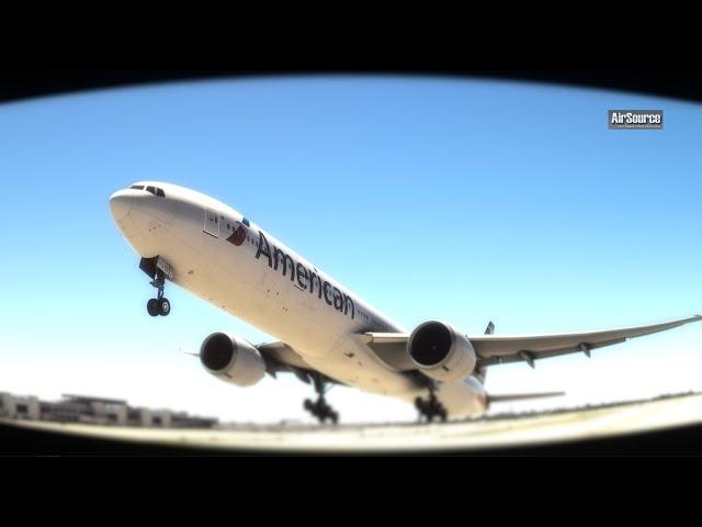 MSFS |  Air-source.us | KMIA - KLAX | PMDG B77W