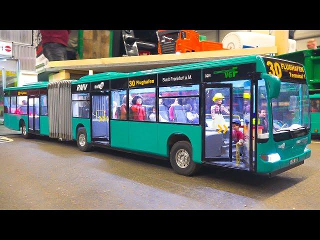 STUNNING RC SCALE MODEL BUSES IN MOTION!! *RC BUS MERCEDES-BENZ*RC MODEL BUS MB