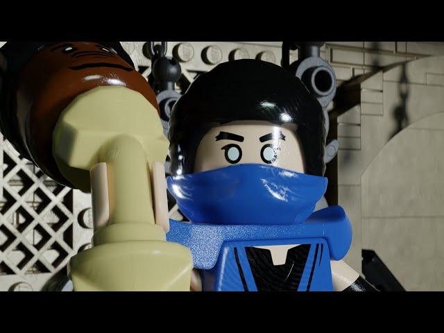 Mortal Kombat Fatality, but in Lego...