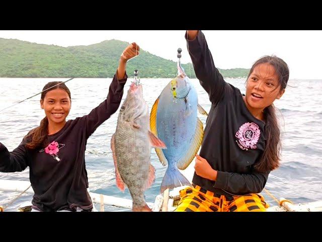 UNEXPECTED NAKAHULI KAMI NG MALALAKING ISDA SA HARAP NG ISLA