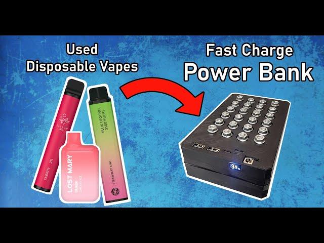 Turning Disposable Vapes into a Fast Charge Power Bank