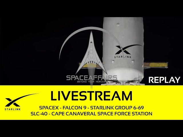 SpaceX - Falcon 9 - Starlink 6-69 - SLC-40 - Cape Canaveral SFS - November 11, 2024