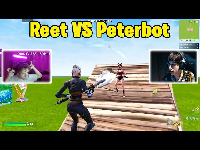 Reet VS Peterbot 1v1 Buildfights!