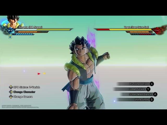 DBS Base Gogeta Simple Tech Combo. Xenoverse 2.