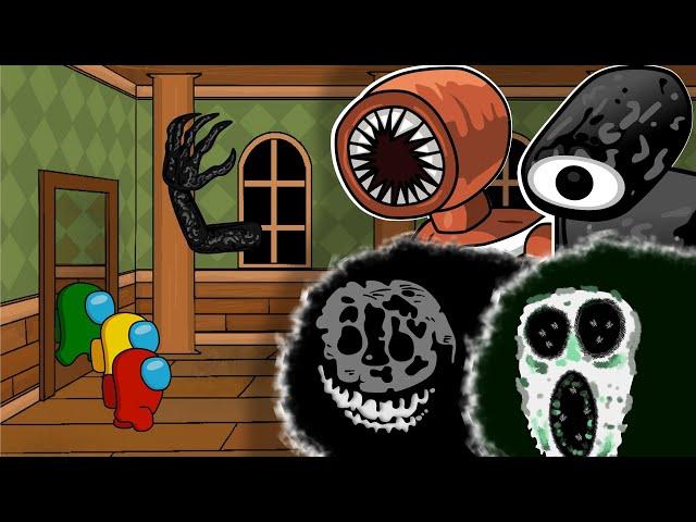 AMONG US vs. DOORS || kiwis ANIMATION