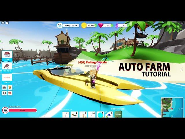 Fishing Simulator Roblox - Auto Farm Tutorial (WORKING 2024)