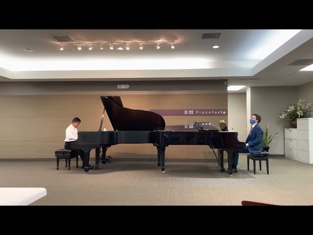 Eric Zhang plays Mendelssohn Piano Concerto No. 2 op. 40 in D minor (Accompanist:  Dr. Peter Klimo)