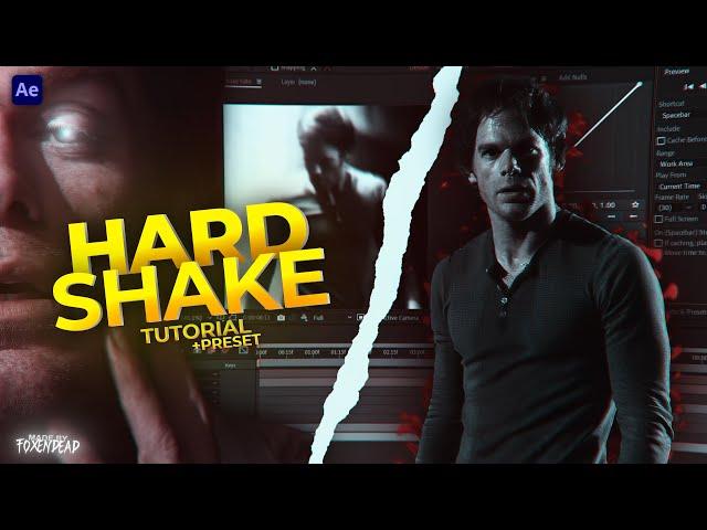 Hard shake tutorial on After Effects (+Preset)