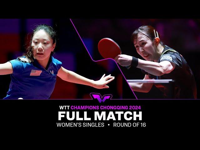 FULL MATCH | Lily Zhang vs Hina Hayata | WS R16 | #WTTChongqing 2024