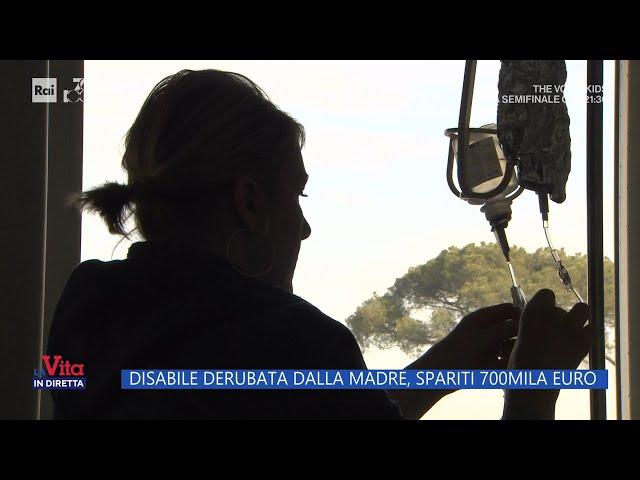 Disabile derubata dalla madre, spariti 700mila euro - La Vita in diretta 13/12/2024