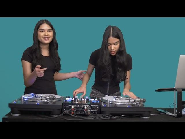 Amira & Kayla DJ Practice To Notorious B.I.G.