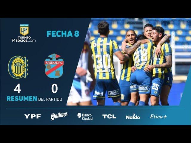 #TorneoSocios | Fecha 8 | resumen de Rosario Central - Arsenal