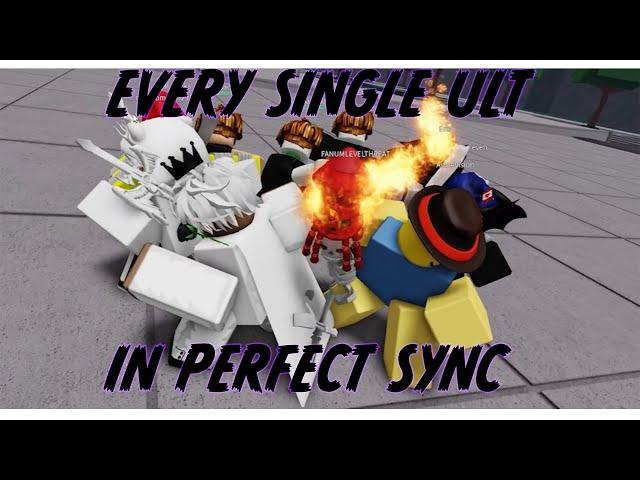 Every Ult In Perfect Sync (ROBLOX Strongest Battlegrounds)