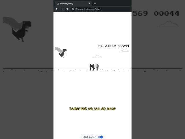 Hacking Chrome Dino Game  #javascript #webdevelopment #programming #softwareengineer #vscode #css