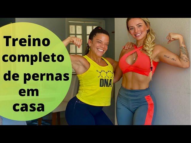 Treino de pernas em casa completo!