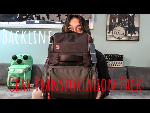 Unboxing D'Addario BACKLINE GEAR TRANSPORT PACK - Musicians Accessories Backpack