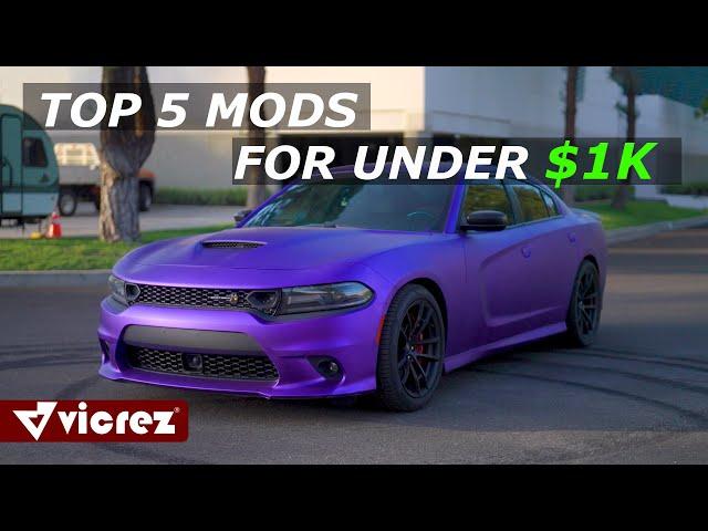 TOP 5 DODGE CHARGER MODS FOR UNDER $1K