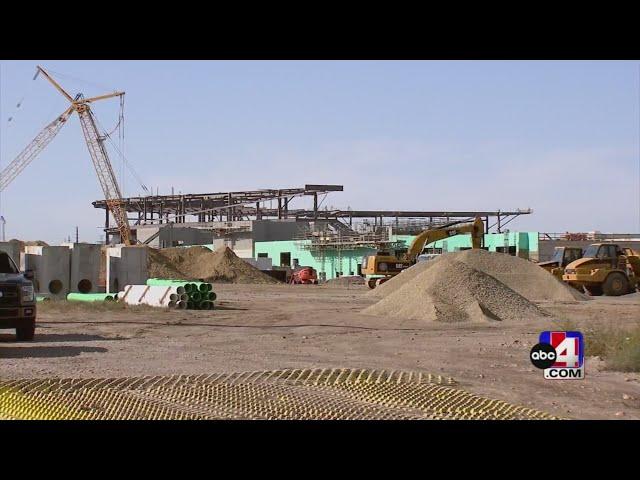 Construction progress on new Salt Lake Bees stadium