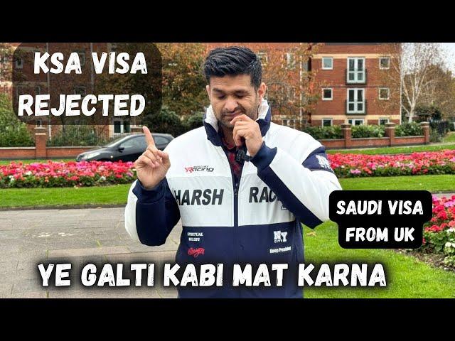 My VISA REJECTED  | UMRAH | SAUDIA VISA FROM UK | UK BRP RESIDENCE PERMIT | EVISA