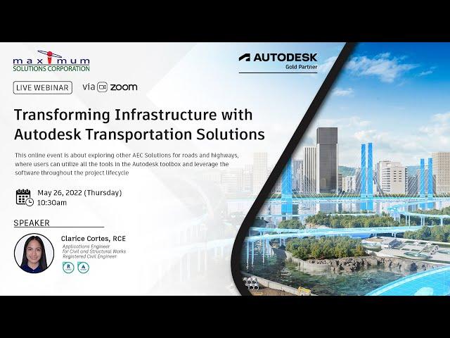 Transforming Infrastructure with Autodesk Transportation Solutions