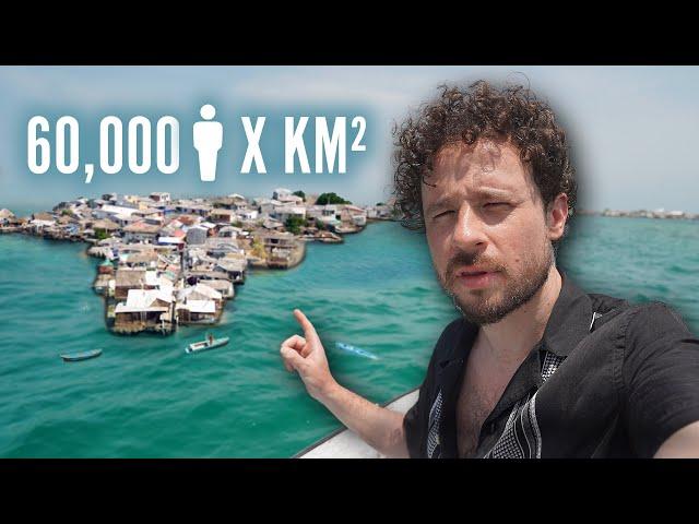 Visiting the most overpopulated land in the world | Not one more fits! ️️