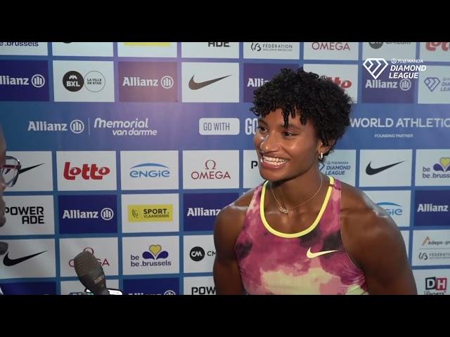 Anna Cockrell Runs 53.71 For 2nd In Diamond League 400m Hurdles Final [Interview]