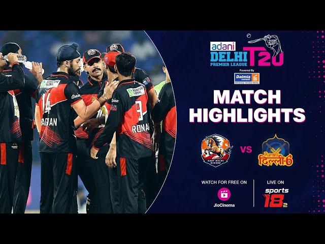 East Delhi Riders vs Purani Dilli 6 | DPL T20 Highlights | JioCinema & Sports18