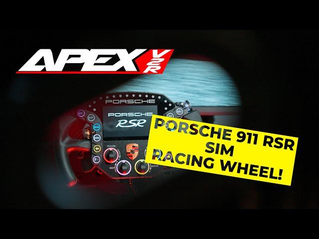 Delivering A Turn-Key Racing Simulator With A 911 RSR Sim Racing Wheel - APEX V2R + Porsche Canada!