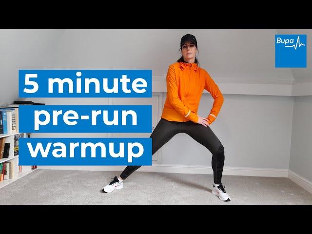 5 minute pre-run warm up | Bupa Health