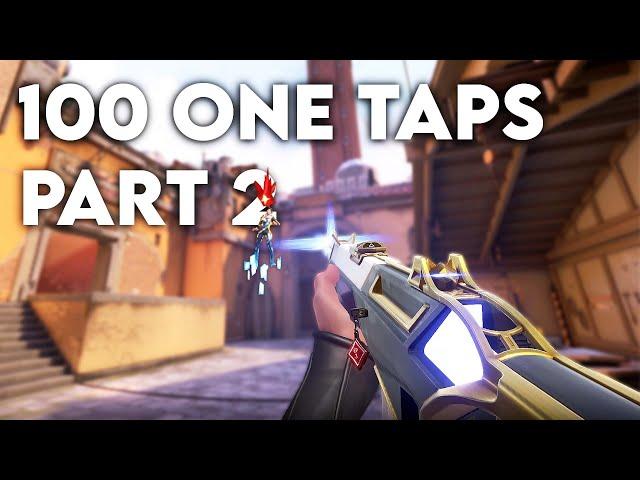 100 one taps in one video P2 - Valorant