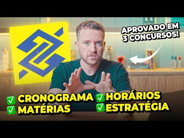 Banco do Brasil: Como eu ESTUDARIA COMEÇANDO DO ZERO!