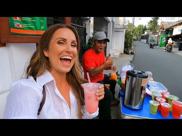 $0.50 Pink Street Drink In Jakarta Indonesia 