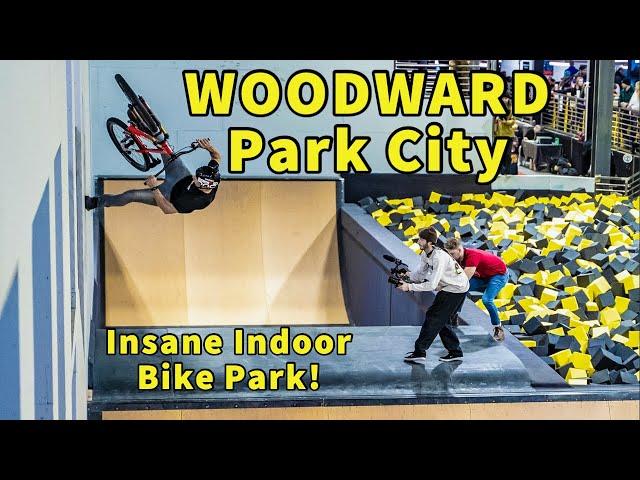 Riding Woodward's Insane Indoor Bike Park with Semenuk and Friends!