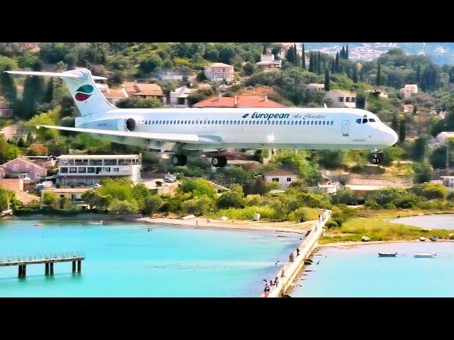 CORFU - ONE OF THE MOST SPECTACULAR AIRPORT IN THE WORLD - SUMMER 2022