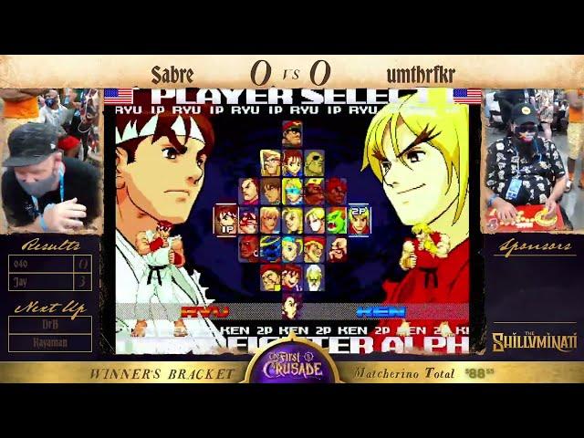 EVO 2022 - THE FIRST CRUSADE | Street Fighter Alpha 3 Tournament