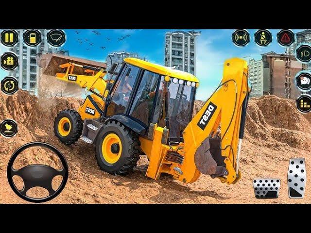 Real Construction Simulator Game - JCB Excavator Game - Android Gameplay