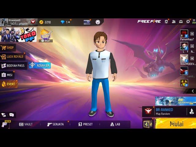 YUTA AIDA MASUK GAME FREE FIRE!!! GAME LUCU FF