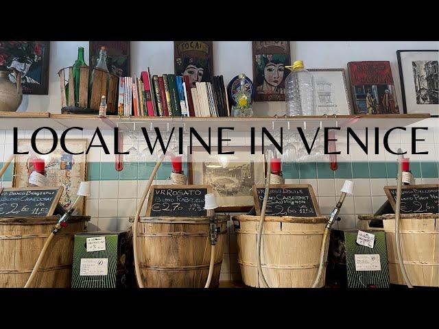 Local WINE ON TAP shop in VENICE | Wine in Venice, Italy