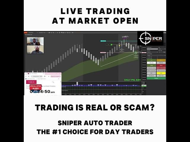 Live Trading at Market Open || Automation Bot Does Live Trading With @simranjotmakkar