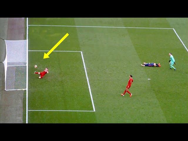 Incredible Goal Line Clearances in Football