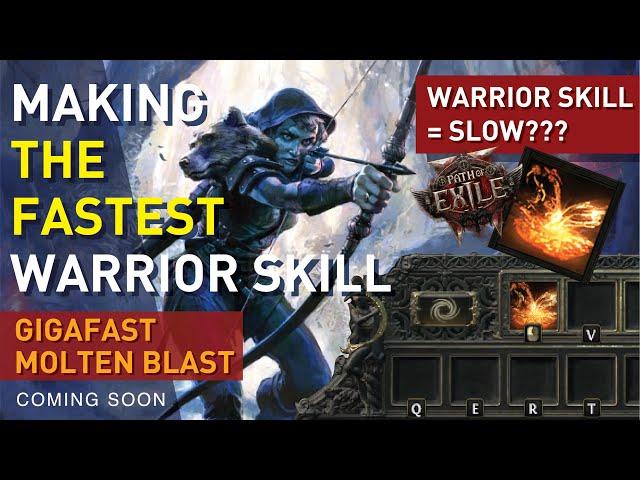 Literally cooking the FASTEST【Molten Blast】build in game! (NO BAIT, JUST WATCH) | Sneak Peek #poe2