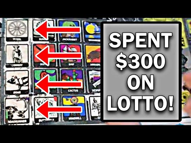 SPENDING $300 ON Scratch Off Lottery Tickets | ARPLATINUM