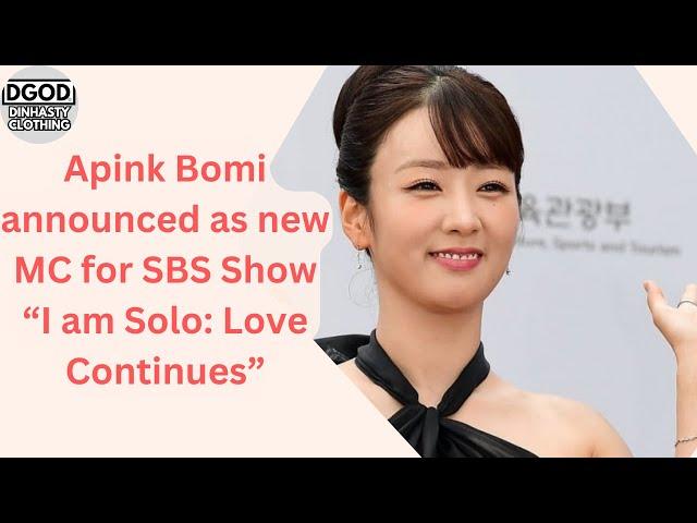 Bomi FROM Apink JOINS SBS Plus Program as New MC!