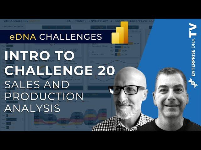 Intro To Enterprise DNA Challenge 20 - Sales And Production Analysis