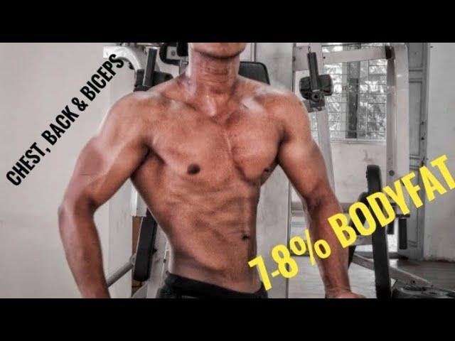 17 years old teenager's Chest, back & biceps workout | Bavadesh on focus