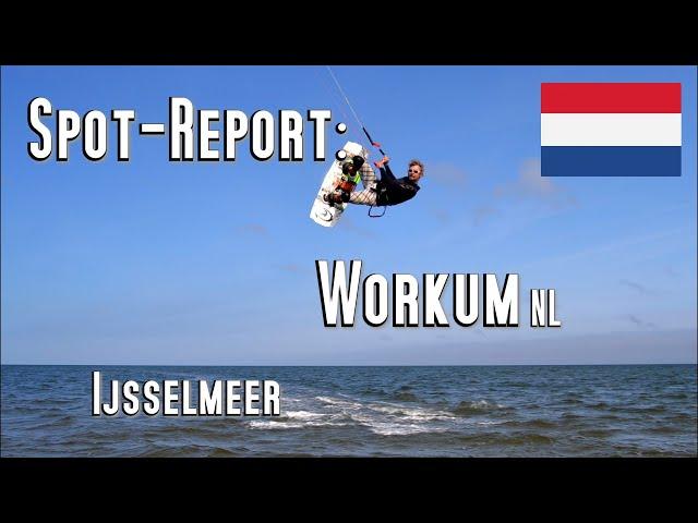 Spot-Report: Workum / Ijsselmeer / Netherlands / Kite -and Windsurfing. Kiteschool Guide, Camping