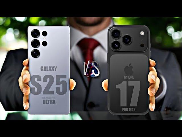 Samsung Galaxy S25 Ultra 5G vs iPhone 17 Pro Max @Thepmtech