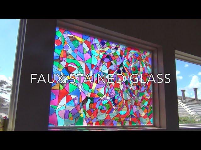 Faux Stained Glass Tutorial